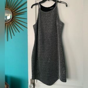 Express Silver shimmer dress